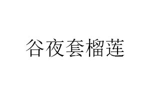 谷夜套榴莲