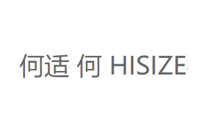 何适 何 HISIZE