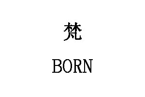 梵/BORN